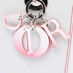 Pre Owned Dior White Medium Ombre Calfskin Lady Dior