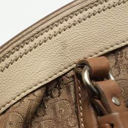 Pre Owned Dior My Dior Frame Beige Diorissimo Canvas Satchel