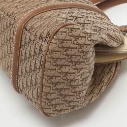 Pre Owned Dior My Dior Frame Beige Diorissimo Canvas Satchel