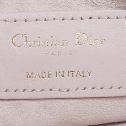 مملوكة مسبقًا حقيبة يد توتس ديور توجور متوسطة كاناج جلد بيج/أسود