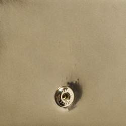 Pre Owned Dior Diorama Baby Gold Microcannage Patent Leather Clutch