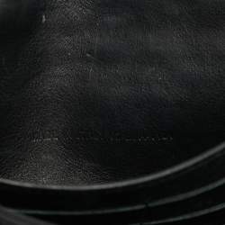 Pre Owned حقيبة كتف ديور ميس ديور بروميناد أسود كاناج جلد براءات مع سلسلة