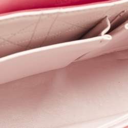 Pre Owned Dior Miss Dior Medium Hot Pink Cannage Leather Shoulder Bag