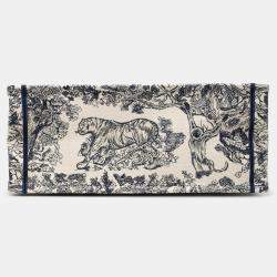 مملوكة مسبقًا Dior Blue Large Canvas Embroidered Dioriviera Toile De Jouy Book Tote