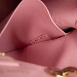 Pre Owned حقيبة ديوريسيمو ديور جلود عجل ناعمة حمراء كبيرة