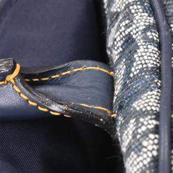 Pre Owned Christian Dior Navy Double Saddle Trotter Handbag