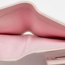 مملوكة مسبقًا Dior Turn Me Light Pink Leather Trifold Wallet