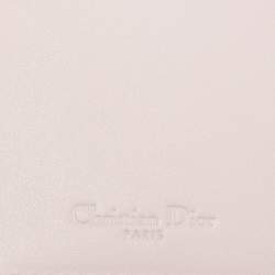 مملوكة مسبقًا Dior Turn Me Light Pink Leather Trifold Wallet