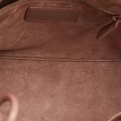 Pre Owned حقيبة يد ديور ليدي دي ور جلد كاناج أسود غير لامع متوسطة الحجم