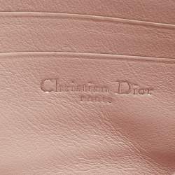 Pre Owned حقيبة كلتش ديور ميس ديور برومنيد جلد كاناج لامع سلسلة بيج