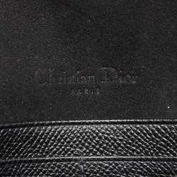 Pre Owned حقيبة فلاب سوداء جلد سرج ديور كروس بودي