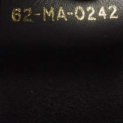 مملوكة مسبقًا حقيبة يد توتس ديور بوك كبيرة جلد منقوش باللون الأسود أوبليك