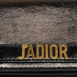 Pre Owned Dior J'Adior Chain Mini Black Leather Shoulder Bag