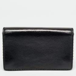 Pre Owned Dior J'Adior Chain Mini Black Leather Shoulder Bag