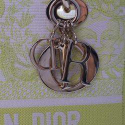 مملوكة مسبقًا Dior Yellow Medium Embroidered Canvas Toile de Jouy Soleil Lady D Lite
