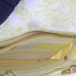 مملوكة مسبقًا Dior Yellow Medium Embroidered Canvas Toile de Jouy Soleil Lady D Lite