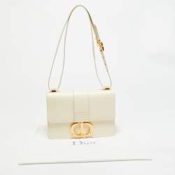 Pre Owned حقيبة كتف ديور 30 مونتين جلد كريمي