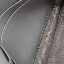 مملوكة مسبقًا Dior Saddle Grey Leather Card Holder