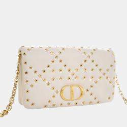 Pre Owned Christian Dior Lambskin Lucky Star Caro Bag