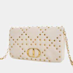 Pre Owned Christian Dior Lambskin Lucky Star Caro Bag