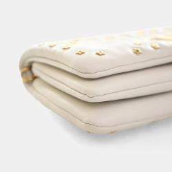 Pre Owned Christian Dior Lambskin Lucky Star Caro Bag