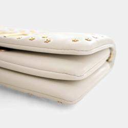 Pre Owned Christian Dior Lambskin Lucky Star Caro Bag