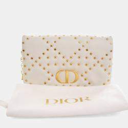 Pre Owned Christian Dior Lambskin Lucky Star Caro Bag