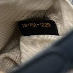 Pre Owned حقيبة سرج ديور بلو ميني قماش مزخرف