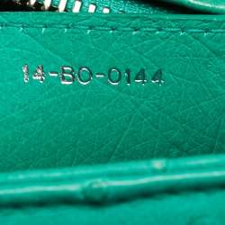 Pre Owned حقيبة يد توتس ديور ليدي ديور متوسطة جلد كاناج لامع أسود