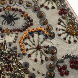 Pre Owned Dior J'Adior Medium Multicolor Leather and Mesh Embellished Shoulder Bag