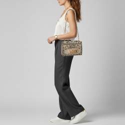 Pre Owned Dior J'Adior Medium Multicolor Leather and Mesh Embellished Shoulder Bag