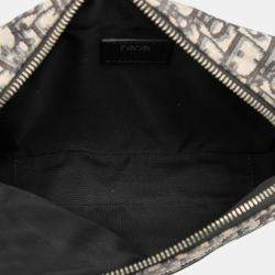 مملوكة مسبقًا Dior Blue Oblique Canvas Safari Crossbody