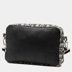 مملوكة مسبقًا Dior Blue Oblique Canvas Safari Crossbody