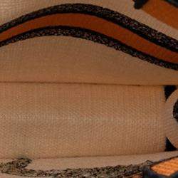 Pre Owned Dior White Embroidered Canvas Princess and Dragon Vertical Book Tote