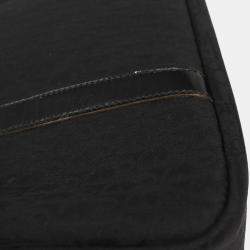 Pre Owned Christian Dior Black Canvas Trotter MODELE EXCLUSIF Duffle Handbag