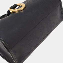 Pre Owned Christian Dior Navy Trotter Handbag