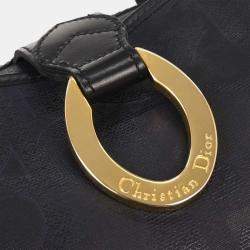 Pre Owned Christian Dior Navy Trotter Handbag