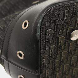 Pre Owned Christian Dior Black Trotter Street Chic Tote Bag