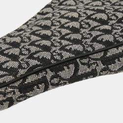 Pre Owned Christian Dior Black Trotter Saddle Handbag