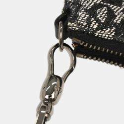 Pre Owned Christian Dior Black Trotter Saddle Handbag