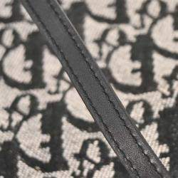 Pre Owned Christian Dior Black Trotter Saddle Handbag