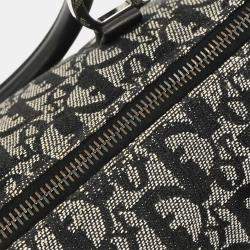 مملوكة مسبقًا حقيبة يد كريستيان ديور تروتر سوداء دافل