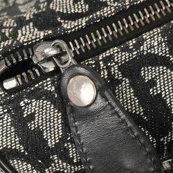 مملوكة مسبقًا حقيبة يد كريستيان ديور تروتر سوداء دافل