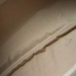 Pre Owned ديور غرنفيل بولوشون جلد كنّاج بيج حقيبة مسك