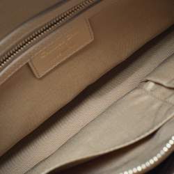 Pre Owned ديور غرنفيل بولوشون جلد كنّاج بيج حقيبة مسك