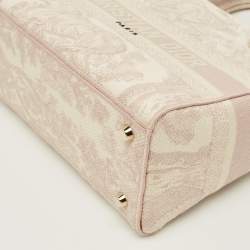 مملوكة مسبقًا حقيبة ديوتس ديور ليدي دي-لايت قماش وردي مطرزة متوسطة