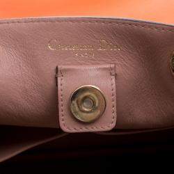 مملوكة مسبقًا Dior Orange Leather Large Diorissimo Shopper Tote
