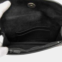 Pre Owned حقيبة حزام ديور سادل ألترا ماتي أسود