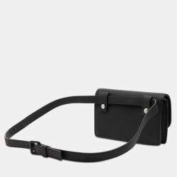 Pre Owned حقيبة حزام ديور سادل ألترا ماتي أسود