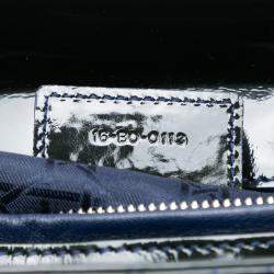 Pre Owned حقيبة ديور ليدي ديور كاناج براءات زرقاء كبيرة